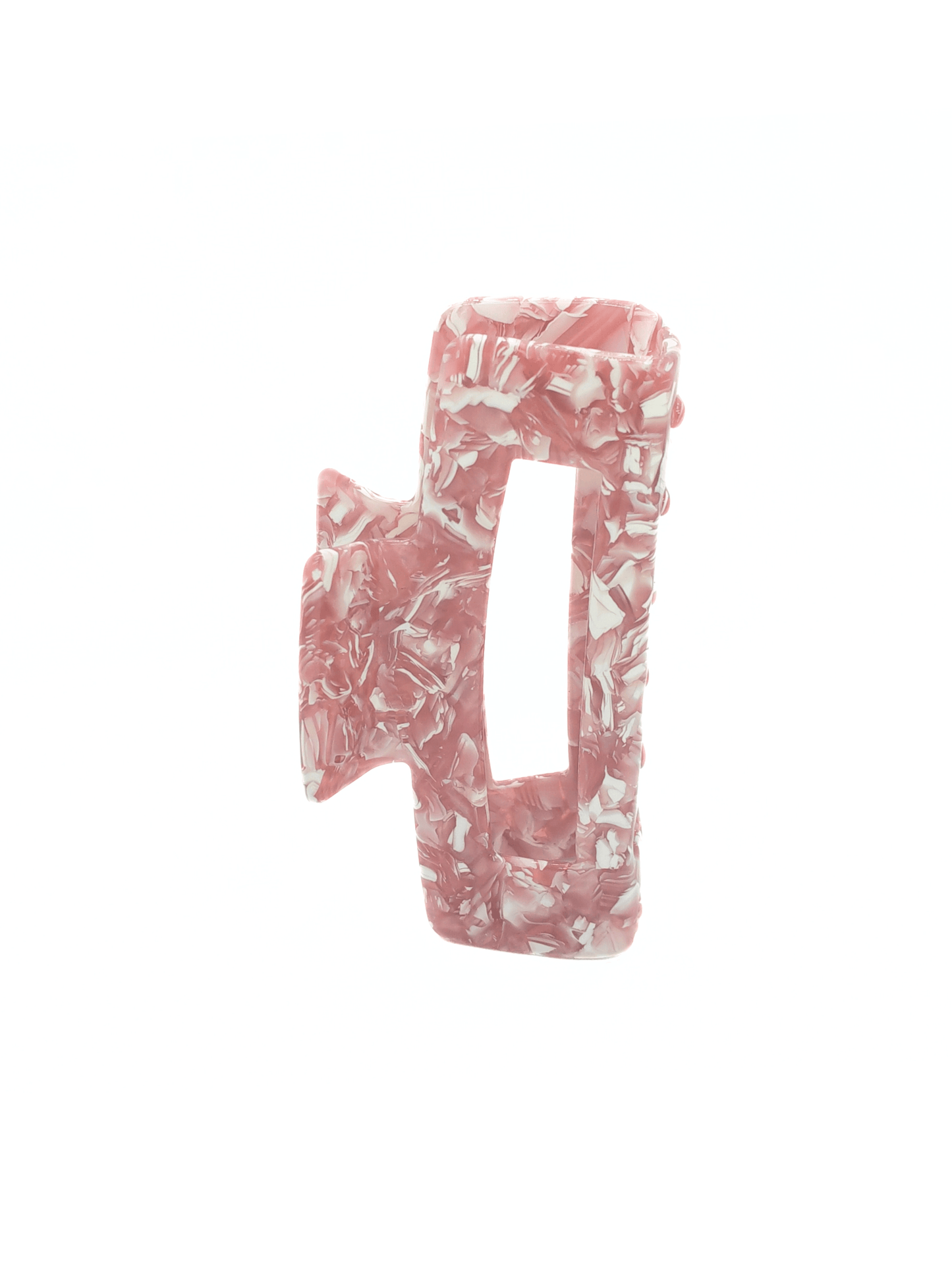 Blush Marble Rectangular Hair Claw Clip - cllovestudio
