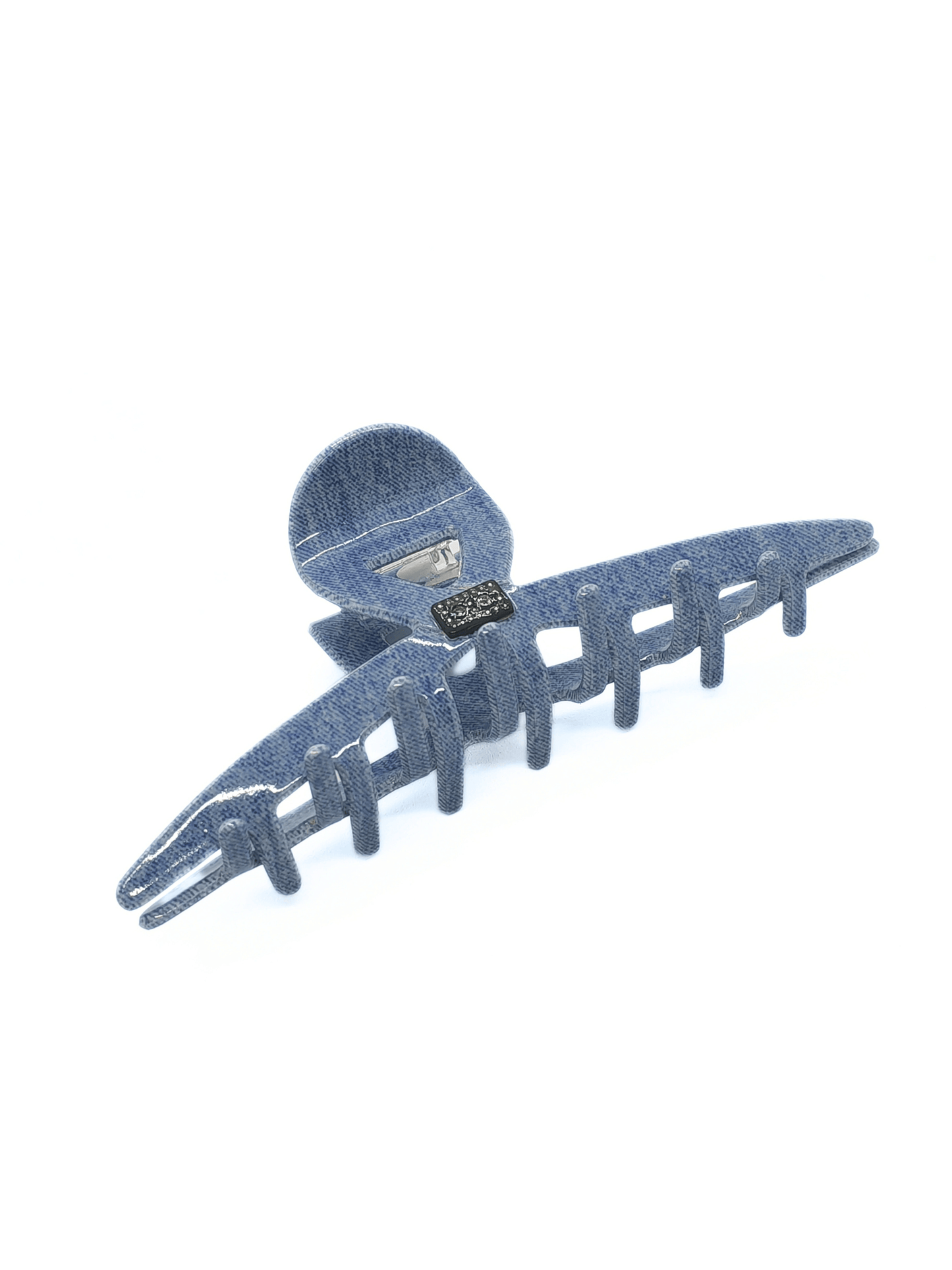 Denim Chic Acetate Hair Claw Clip - cllovestudio