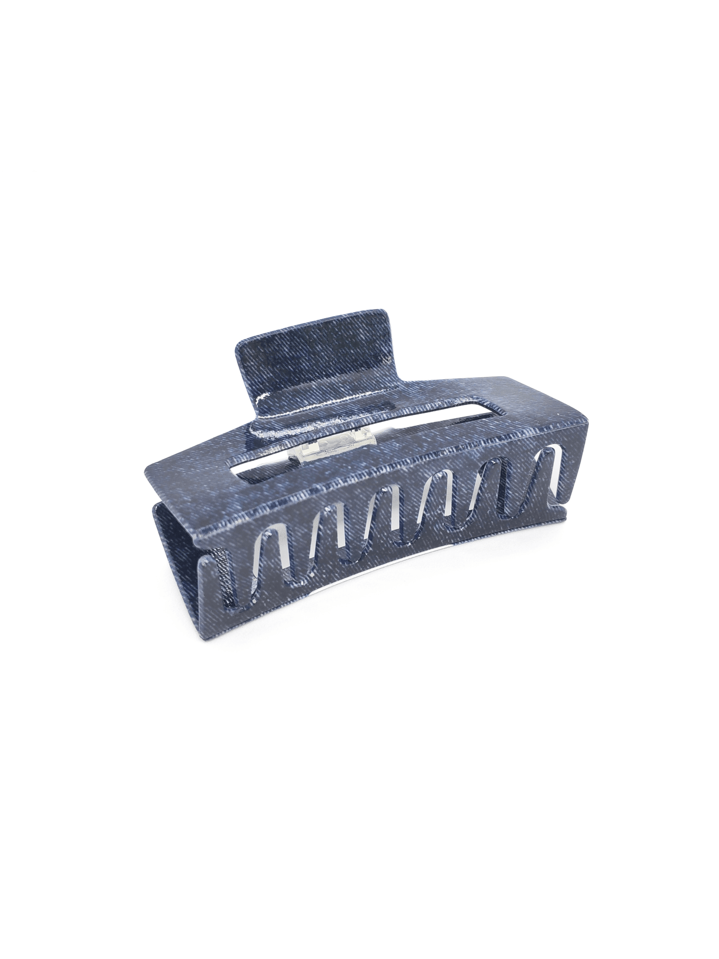 Denim Rectangular Hair Claw Clip - cllovestudio