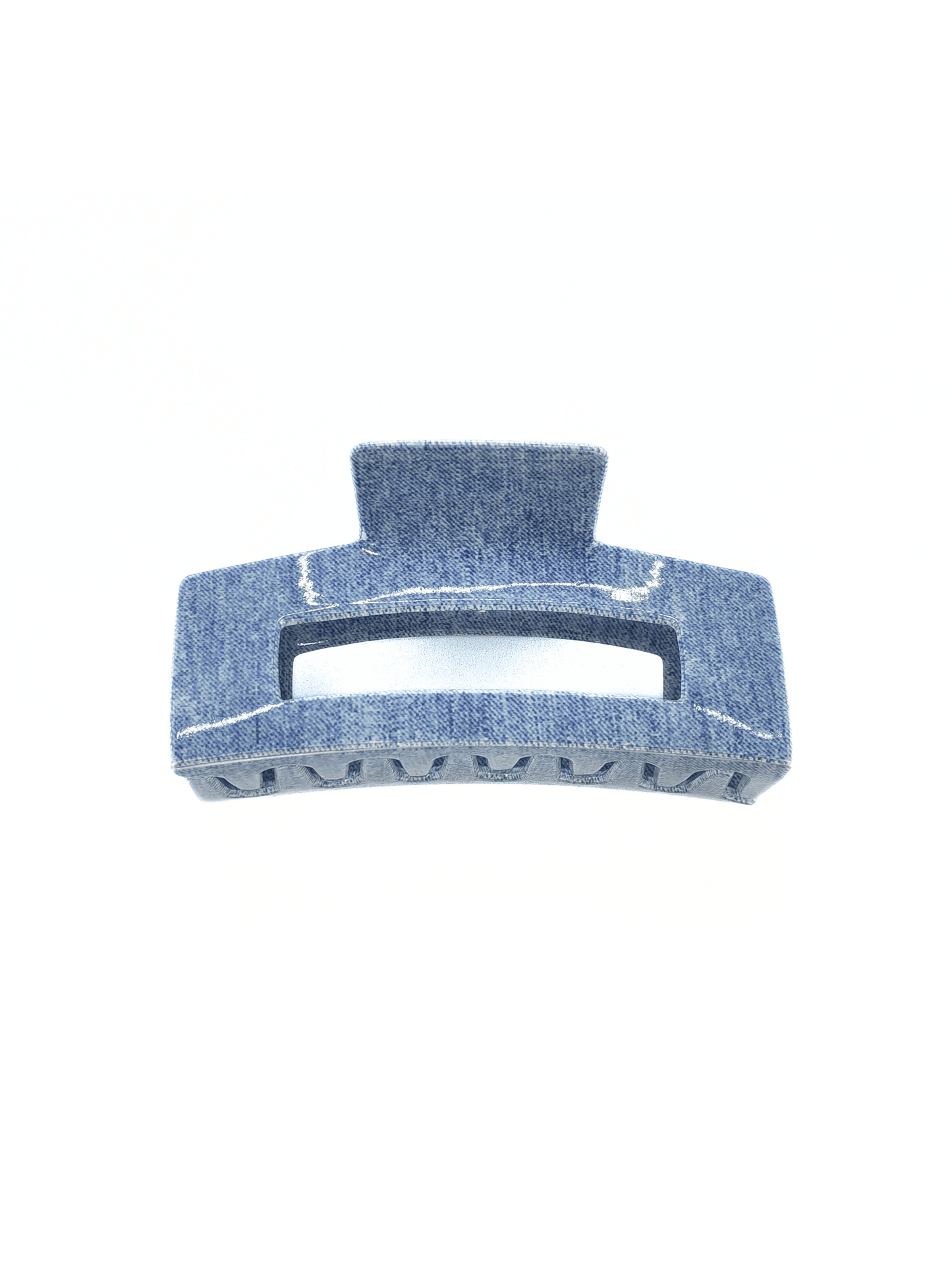 Denim Rectangular Hair Claw Clip - cllovestudio
