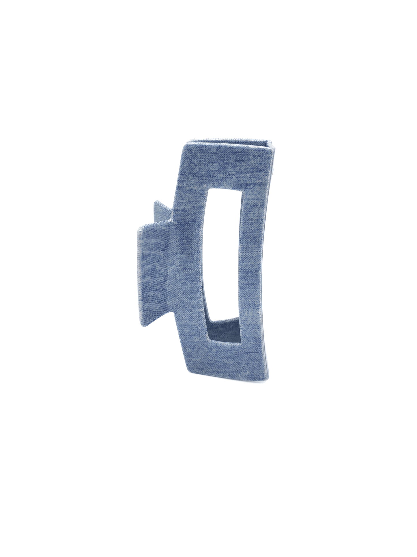 Denim Rectangular Hair Claw Clip - cllovestudio