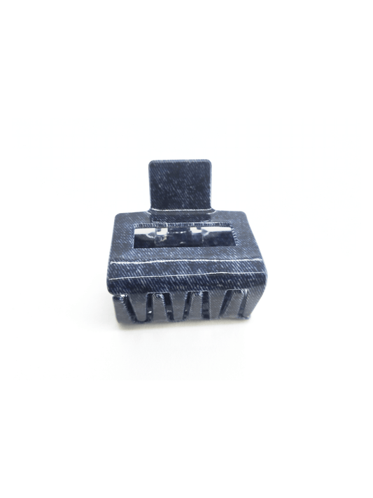 Denim Square Hair Claw Clip - cllovestudio