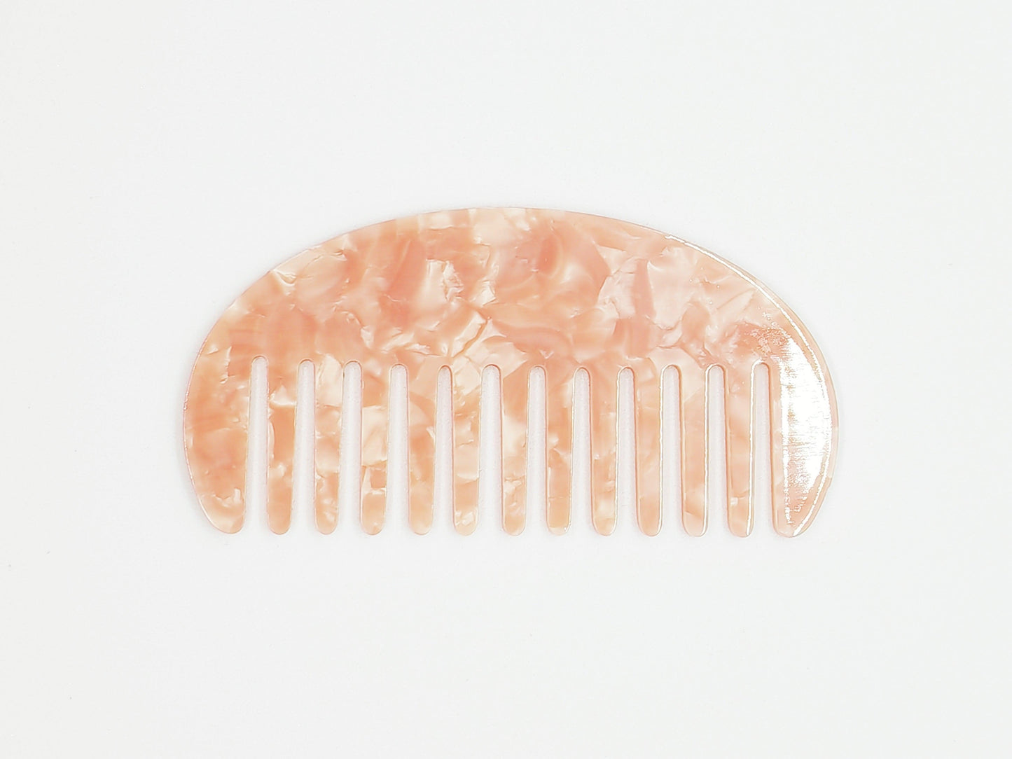 Marble Finish Acetate Hair Comb - cllovestudio