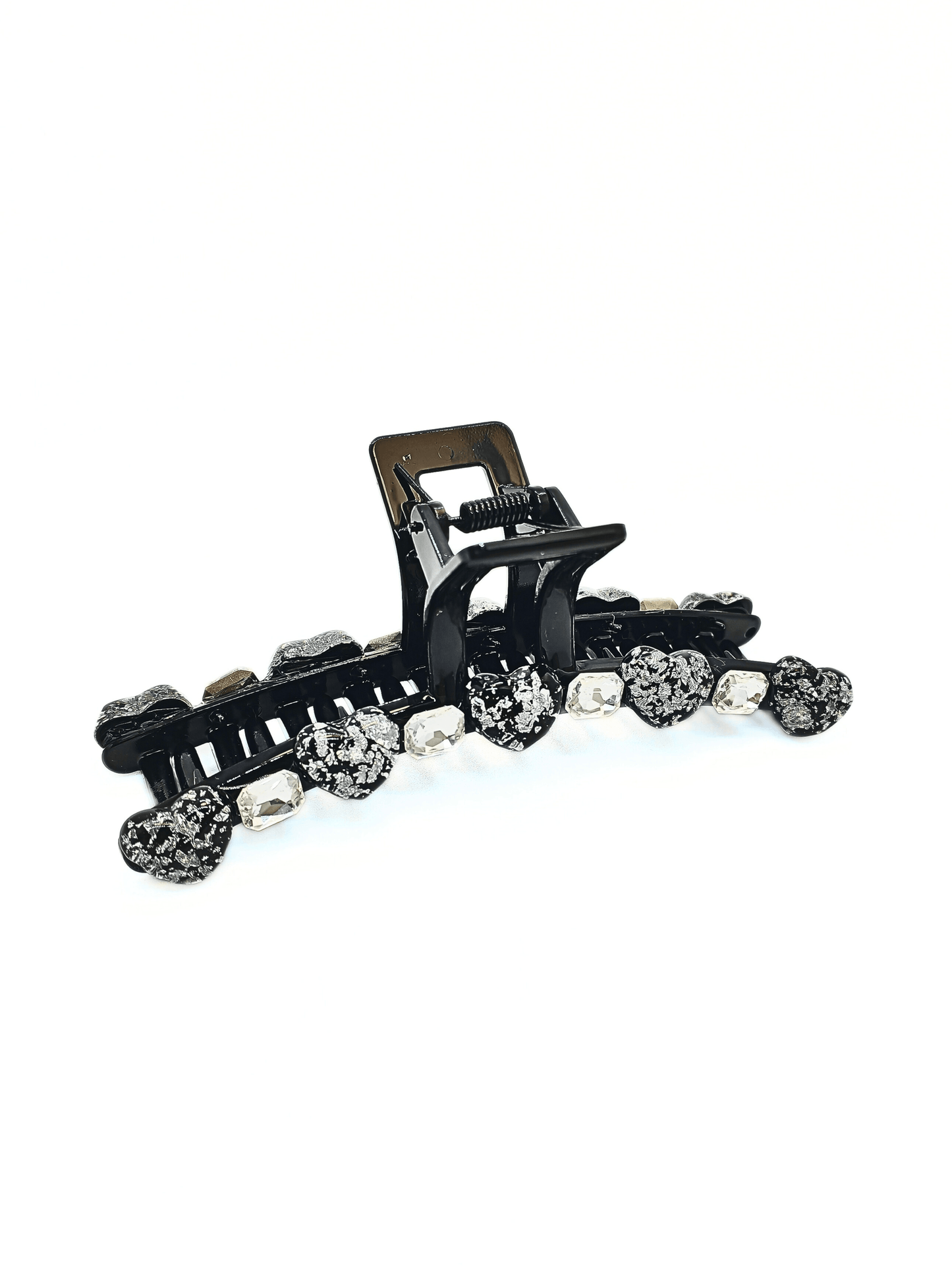 Luxury Heart Crystal Hair Claw Clip - cllovestudio