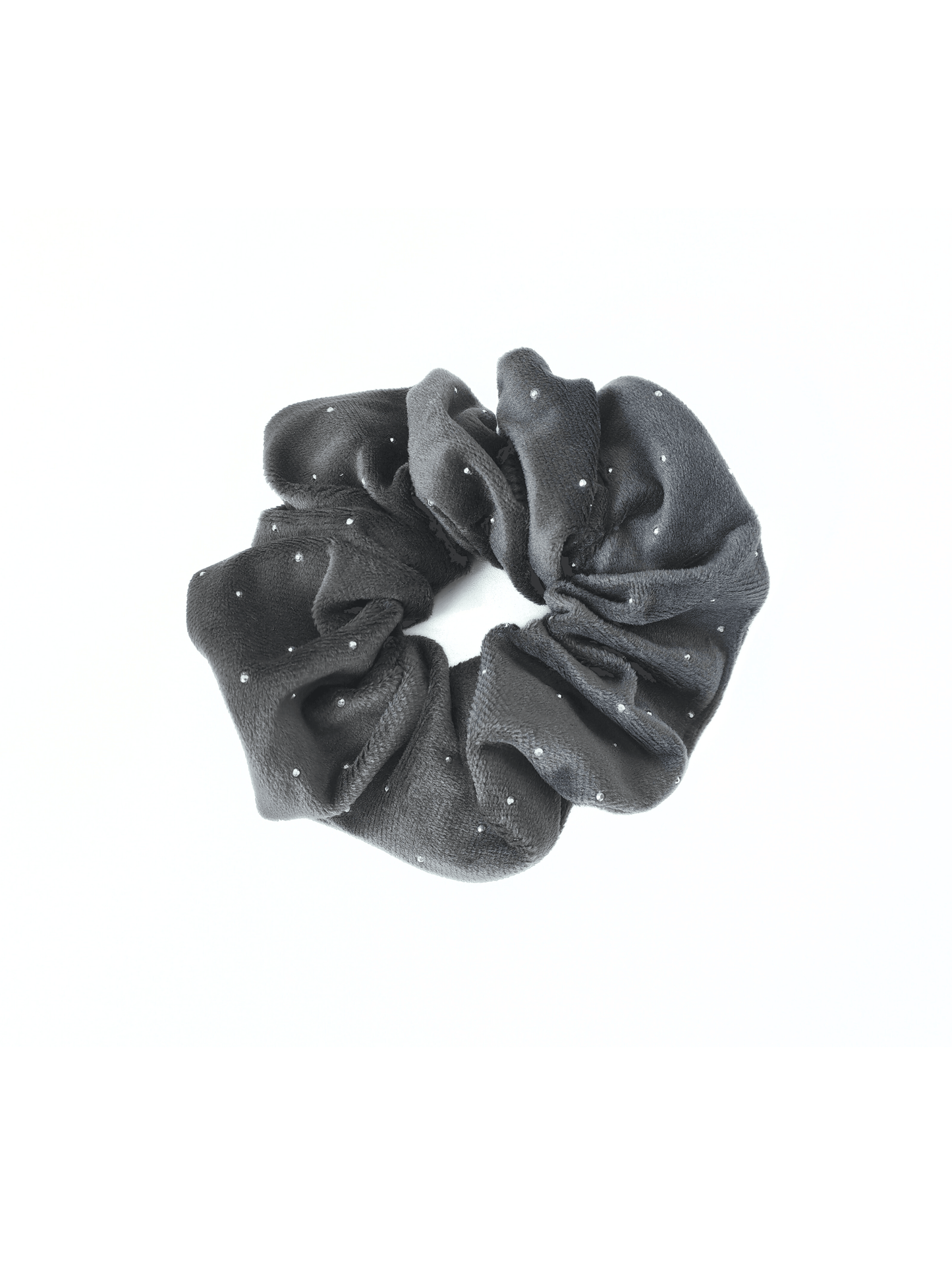 Sparkling Rhinestone Velvet Polka Dot Scrunchie - cllovestudio