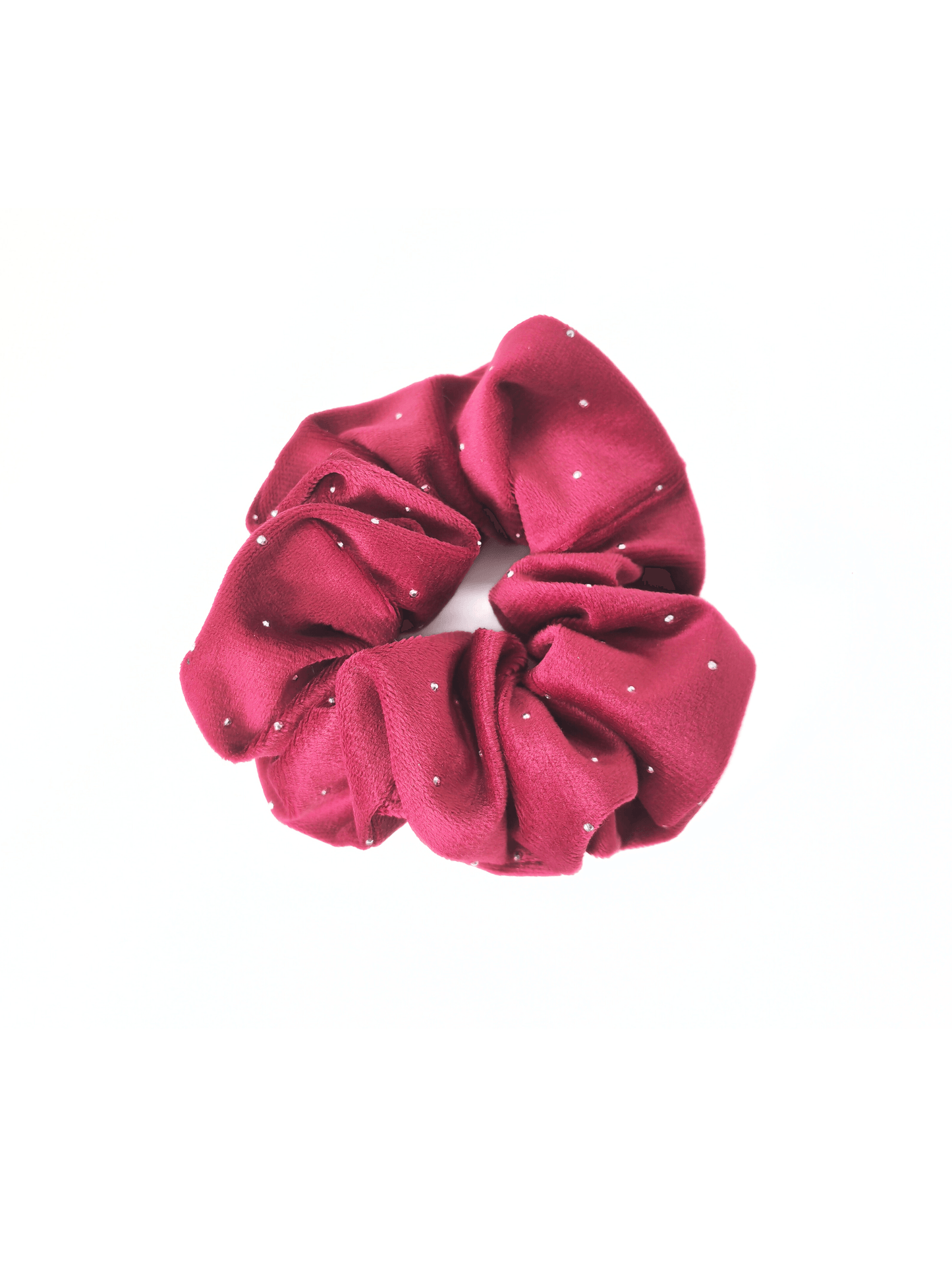 Sparkling Rhinestone Velvet Polka Dot Scrunchie - cllovestudio