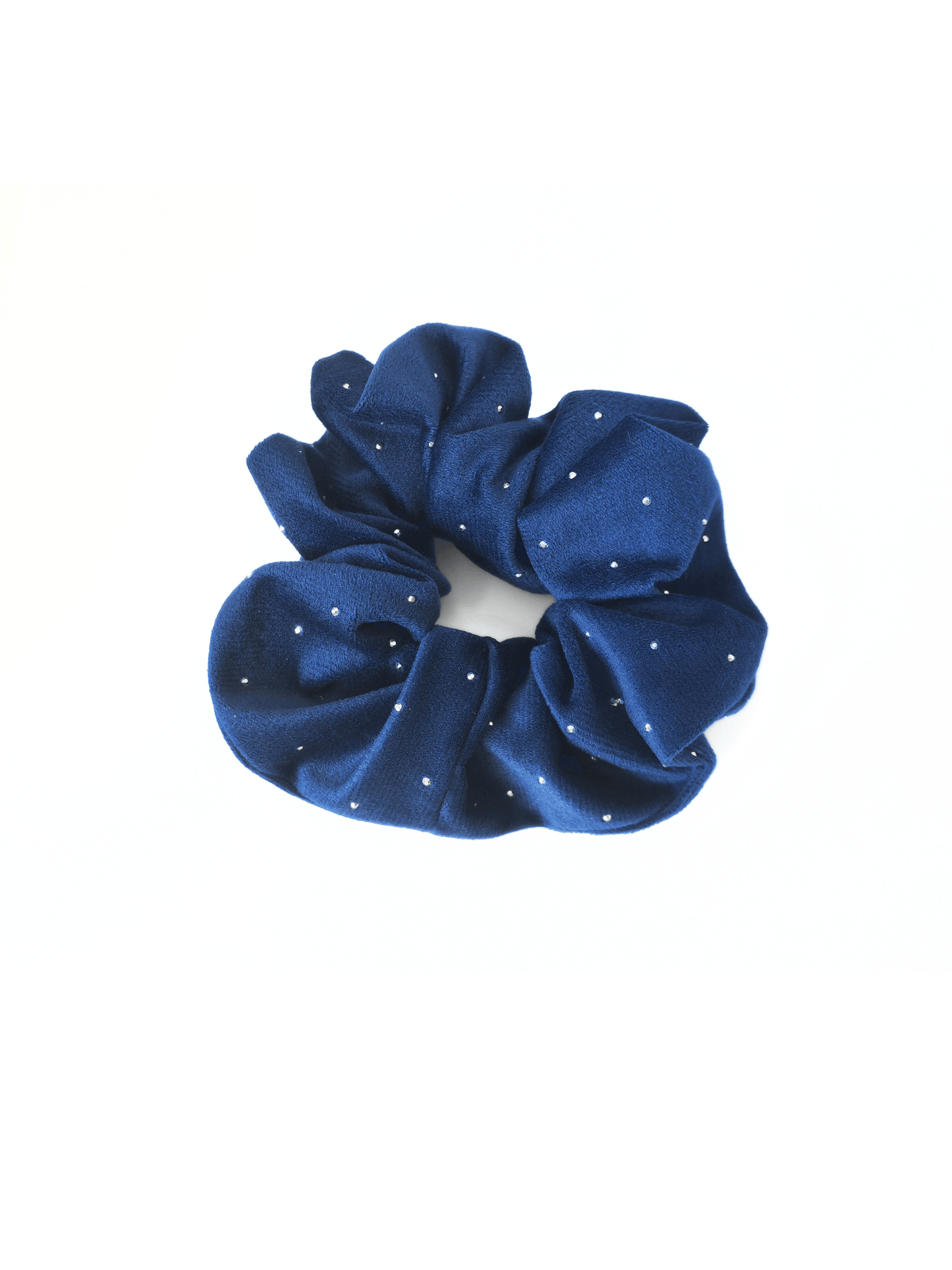 Sparkling Rhinestone Velvet Polka Dot Scrunchie - cllovestudio