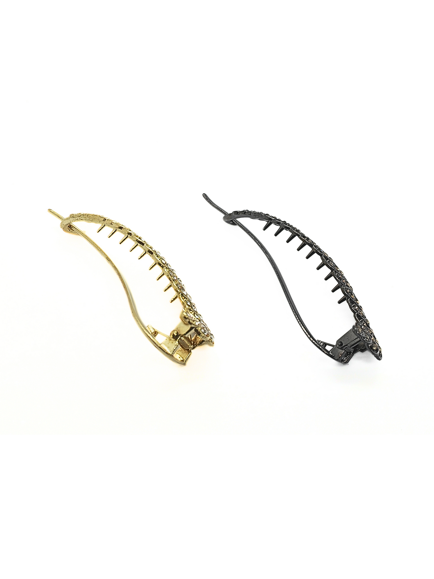 Zircon Feather Twist Hair Clip-cllovestudio