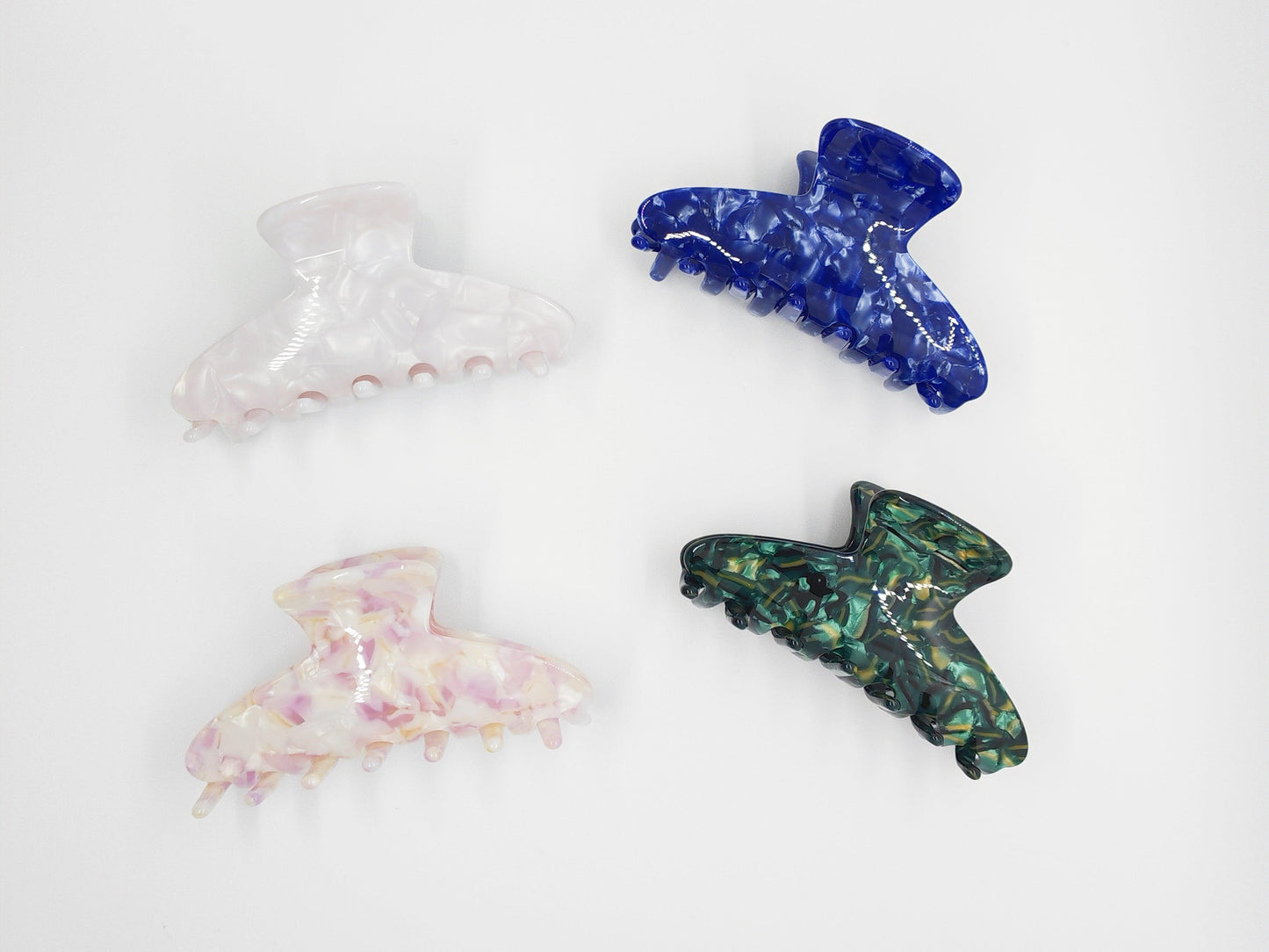 Luxurious Gemstone Acetate Hair Claw Clip - cllovestudio