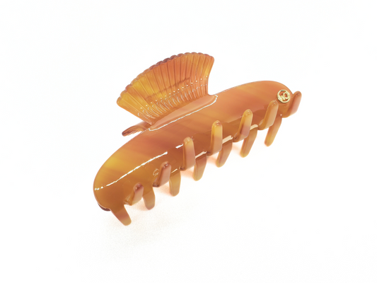 Amber Shell Hair Claw Clip - cllovestudio