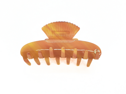 Amber Shell Hair Claw Clip - cllovestudio