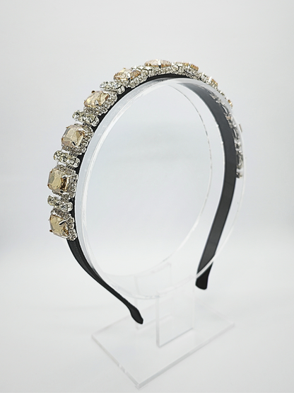 Champagne Square Crystal Headband - cllovestudio