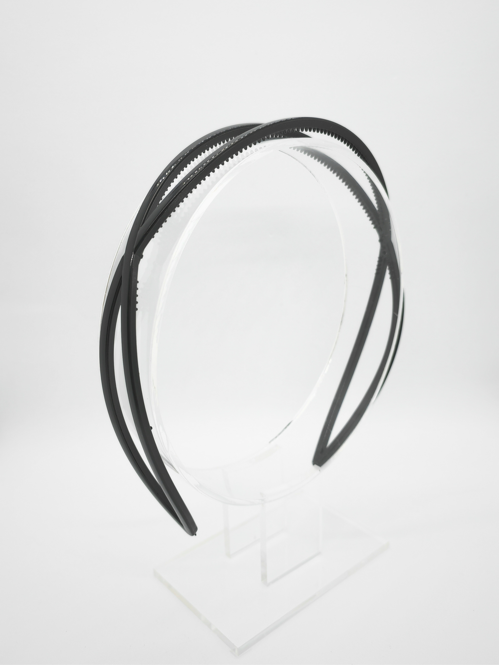 Classic Black Thin Crisscross Headband - cllovestudio