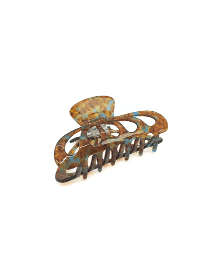 Classic Tortoiseshell Rounded Hair Claw Clip - cllovestudio