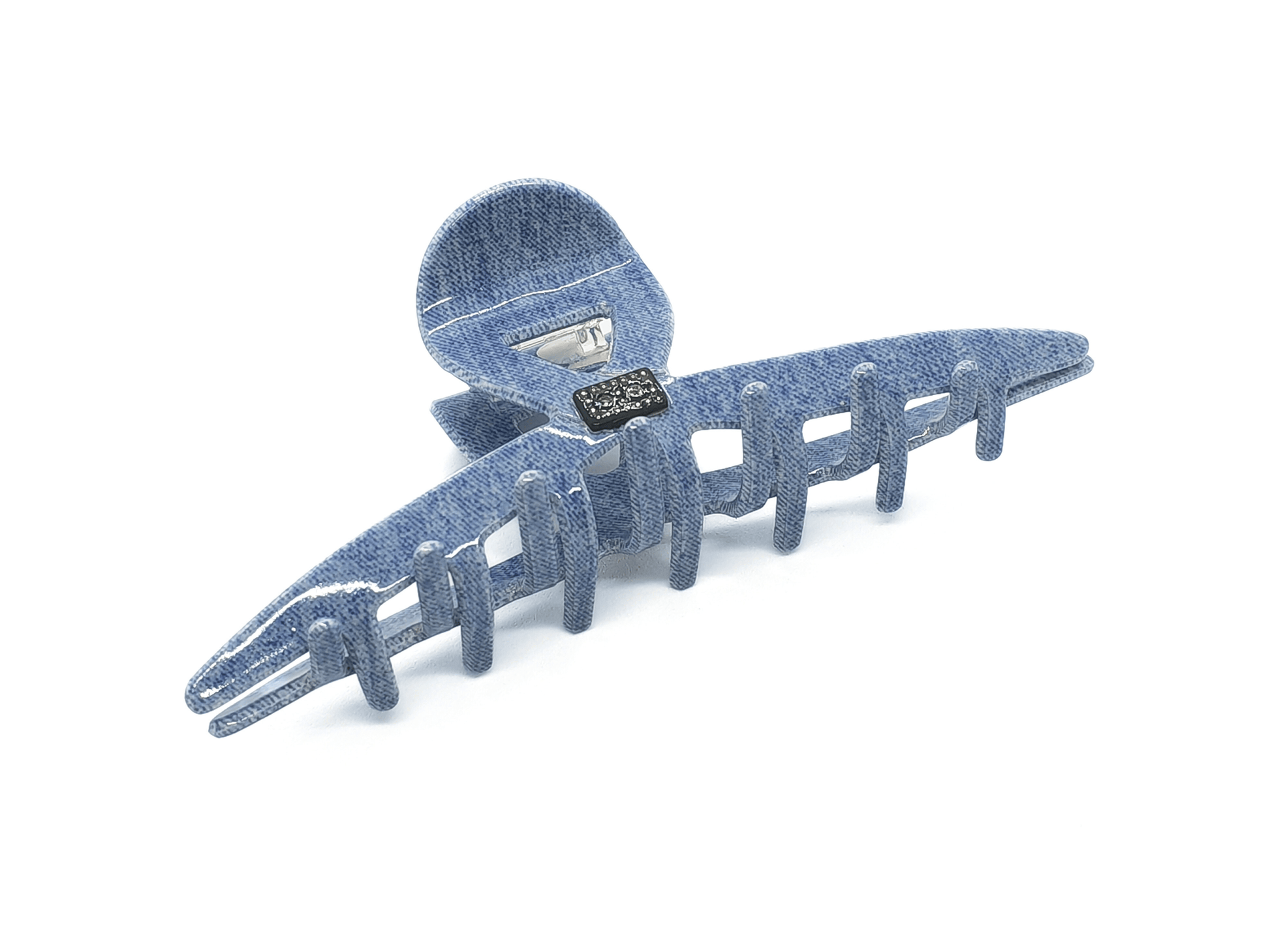 Denim Chic Acetate Hair Claw Clip - cllovestudio