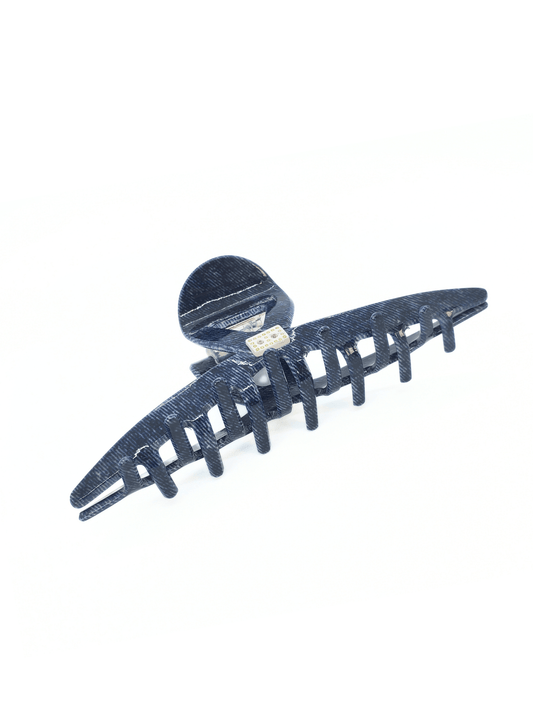 Denim Chic Acetate Hair Claw Clip - cllovestudio
