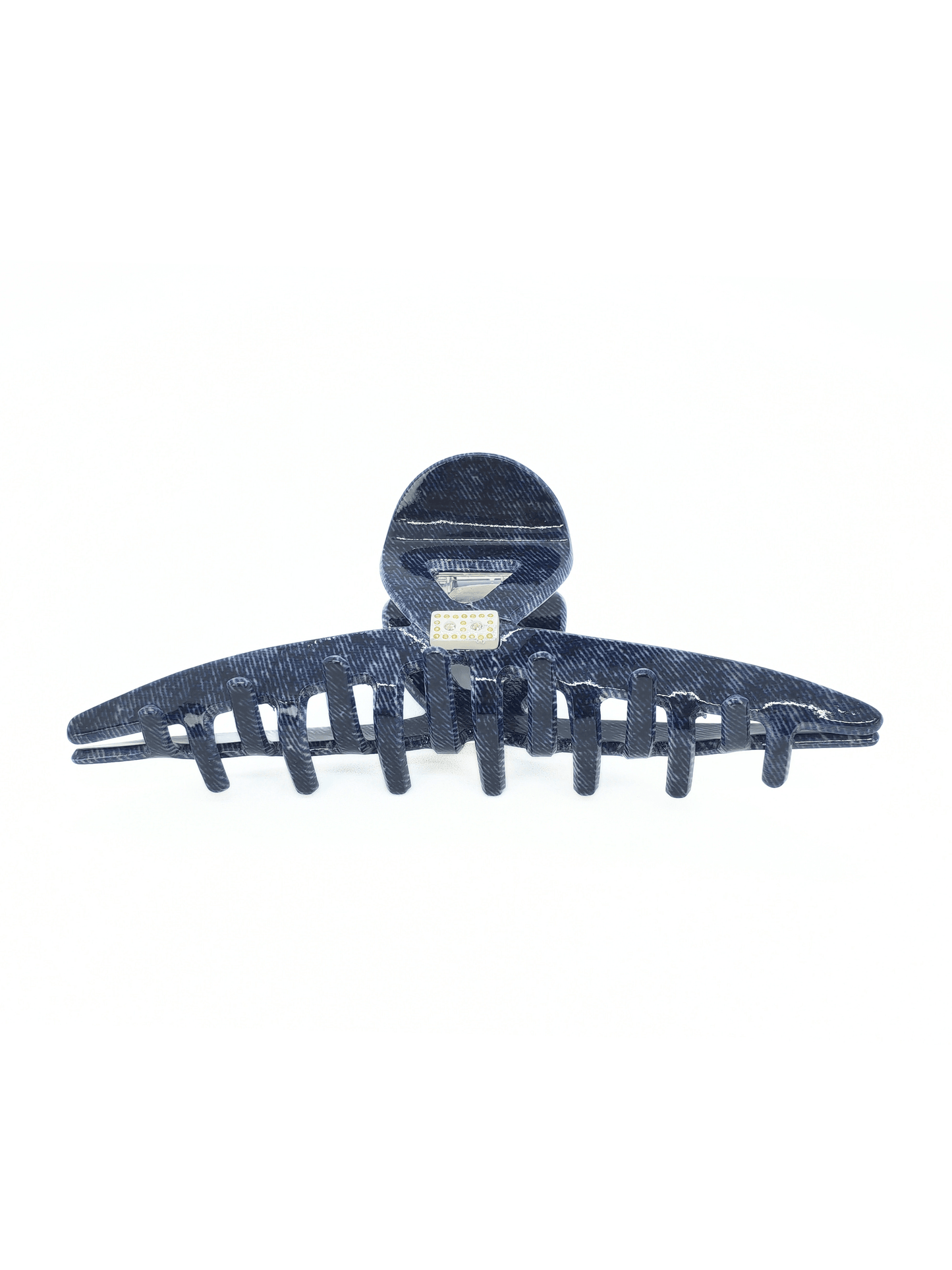 Denim Chic Acetate Hair Claw Clip - cllovestudio