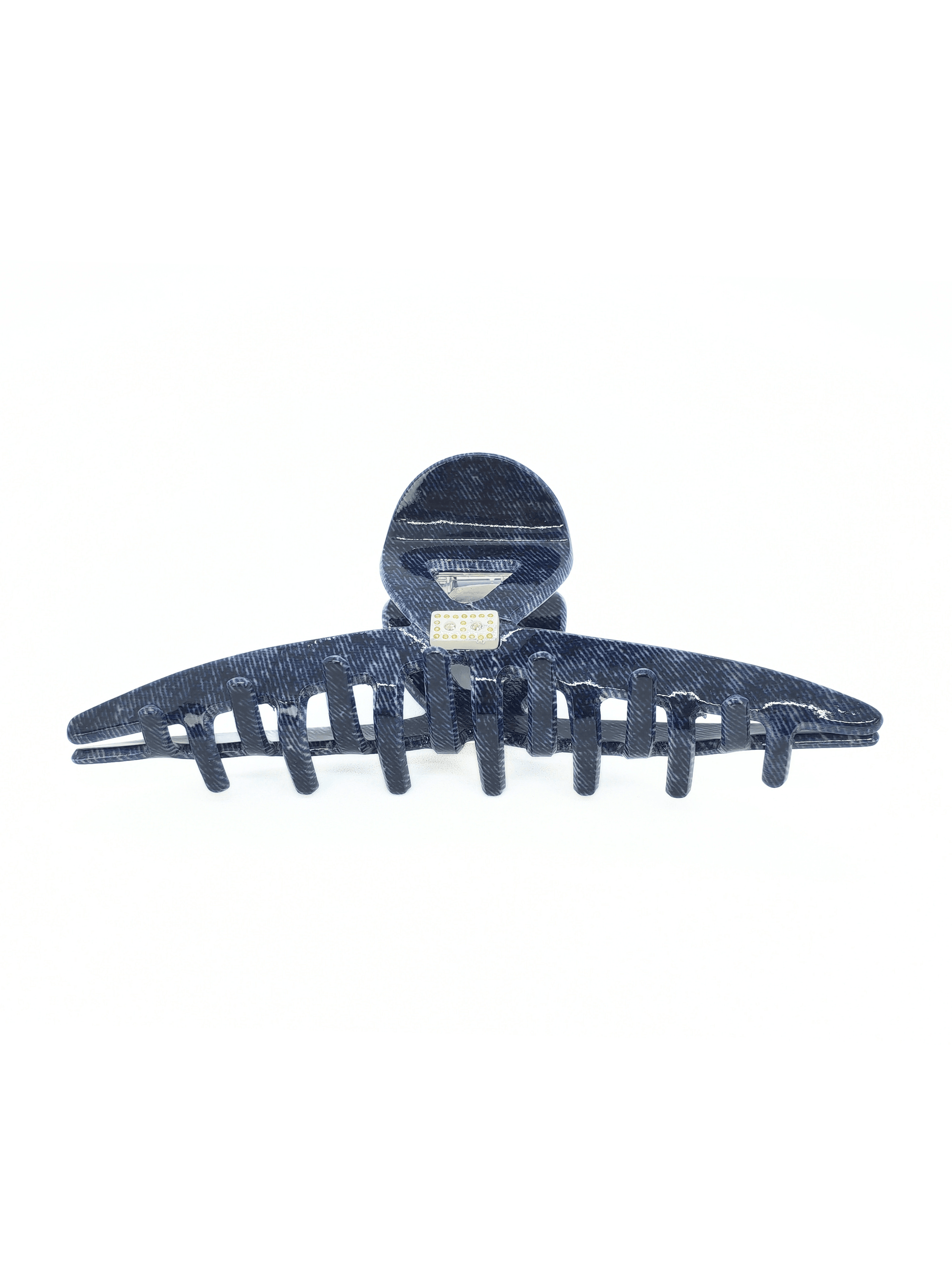 Denim Chic Acetate Hair Claw Clip - cllovestudio