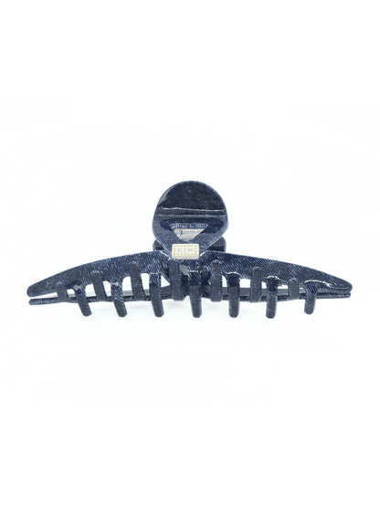 Denim Chic Acetate Hair Claw Clip - cllovestudio
