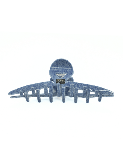 Denim Chic Acetate Hair Claw Clip - cllovestudio