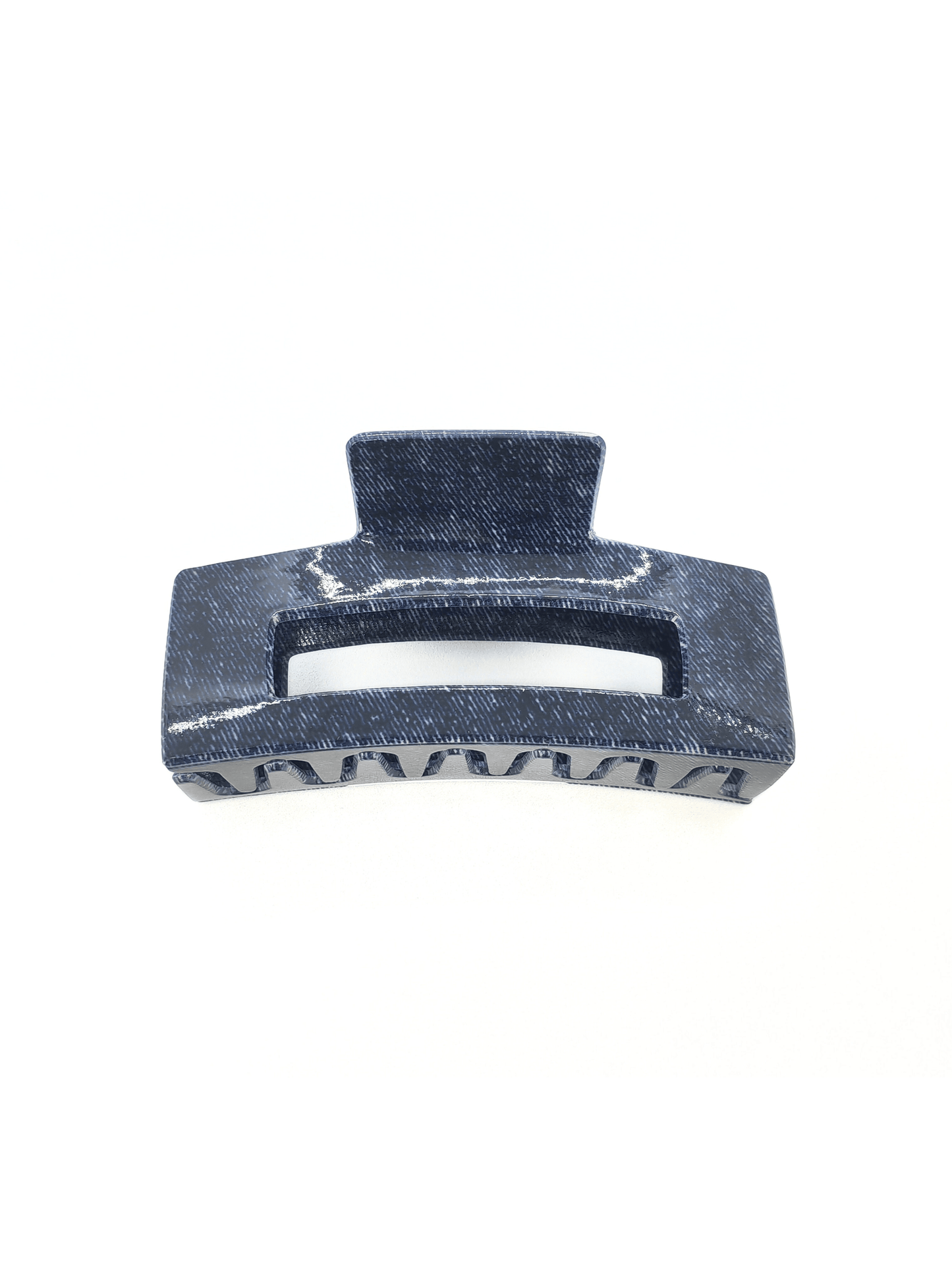 Denim Rectangular Hair Claw Clip - cllovestudio