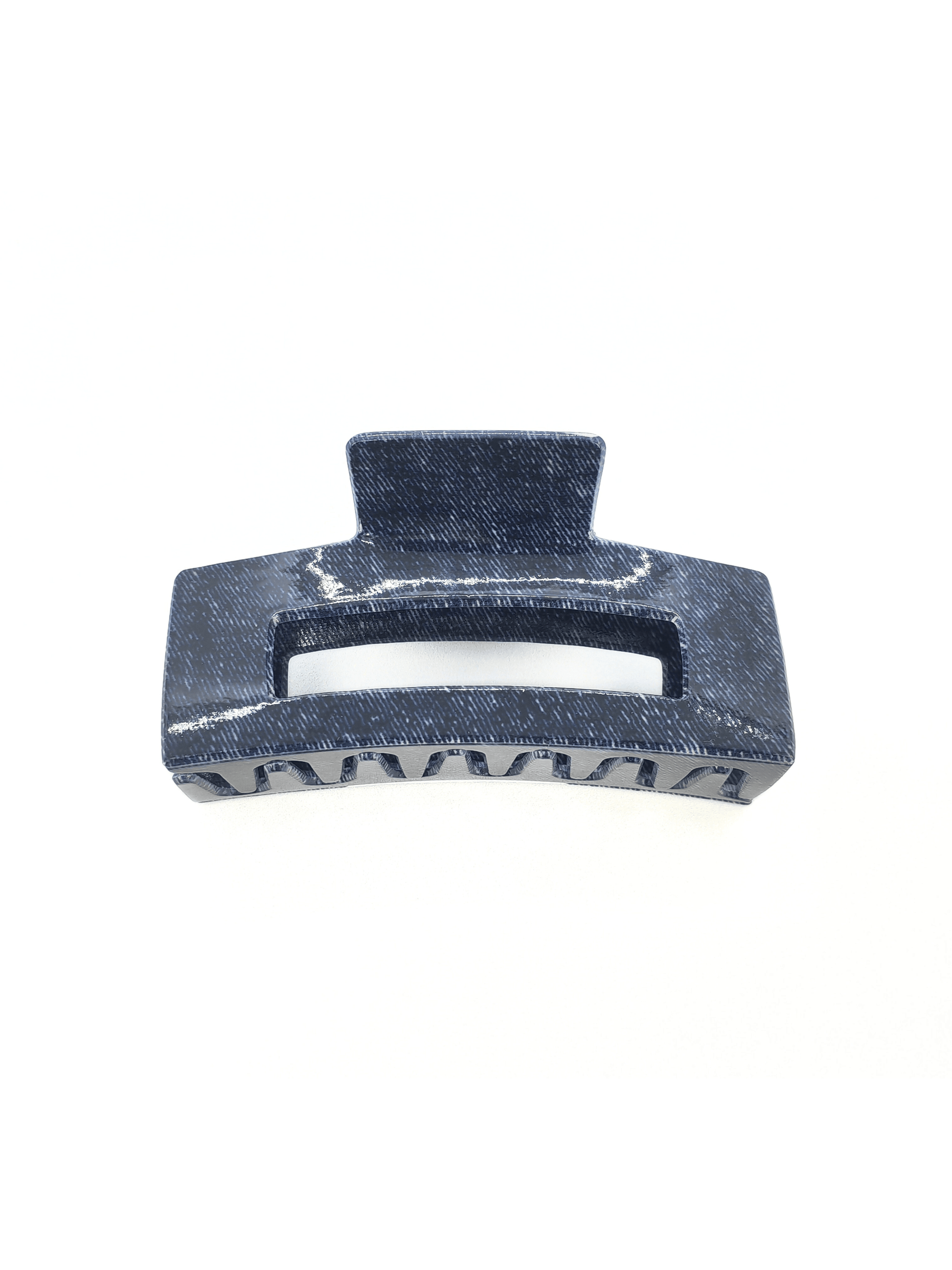 Denim Rectangular Hair Claw Clip - cllovestudio