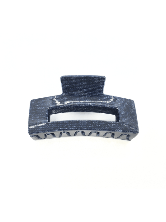 Denim Rectangular Hair Claw Clip - cllovestudio