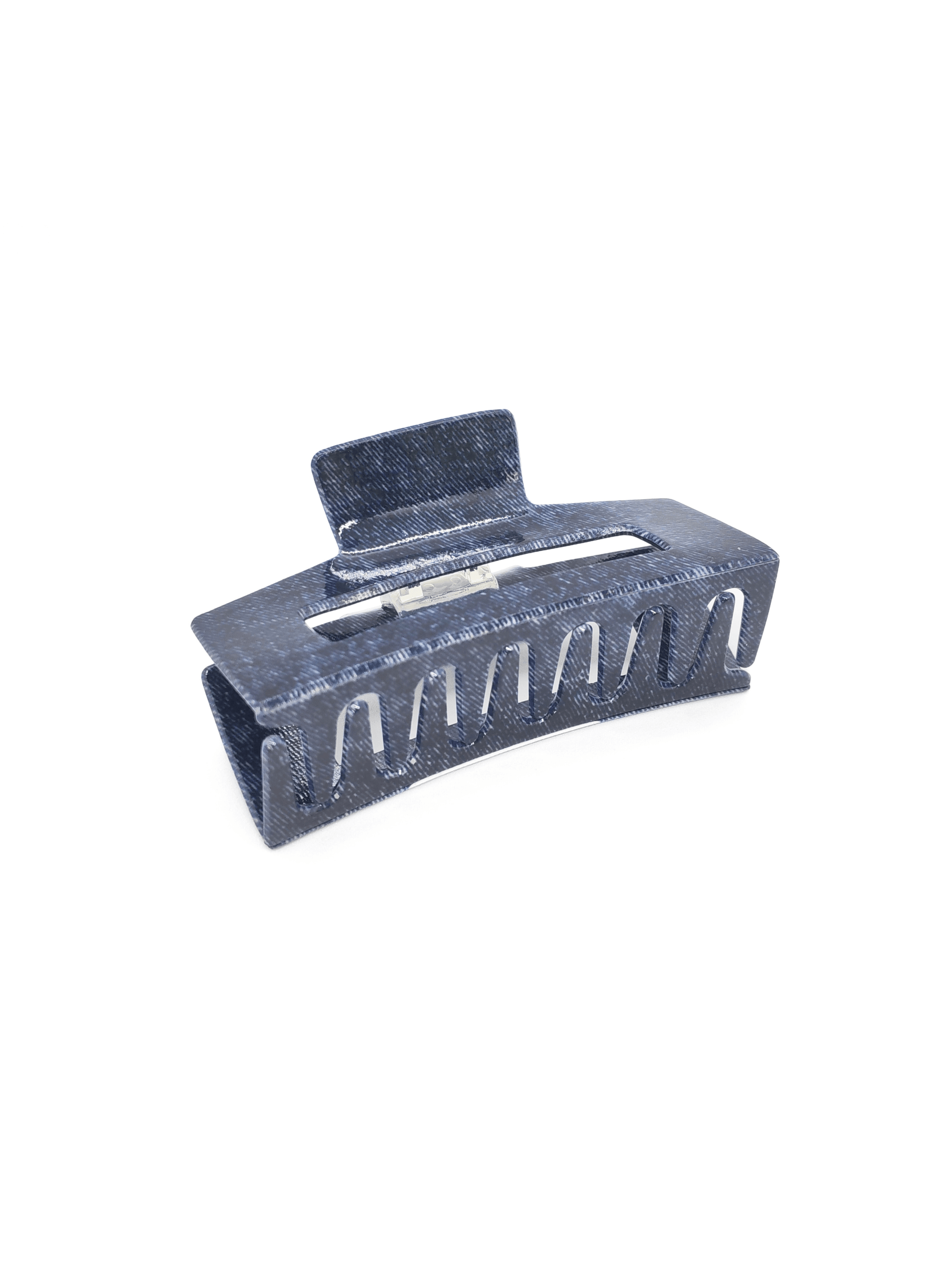 Denim Rectangular Hair Claw Clip - cllovestudio