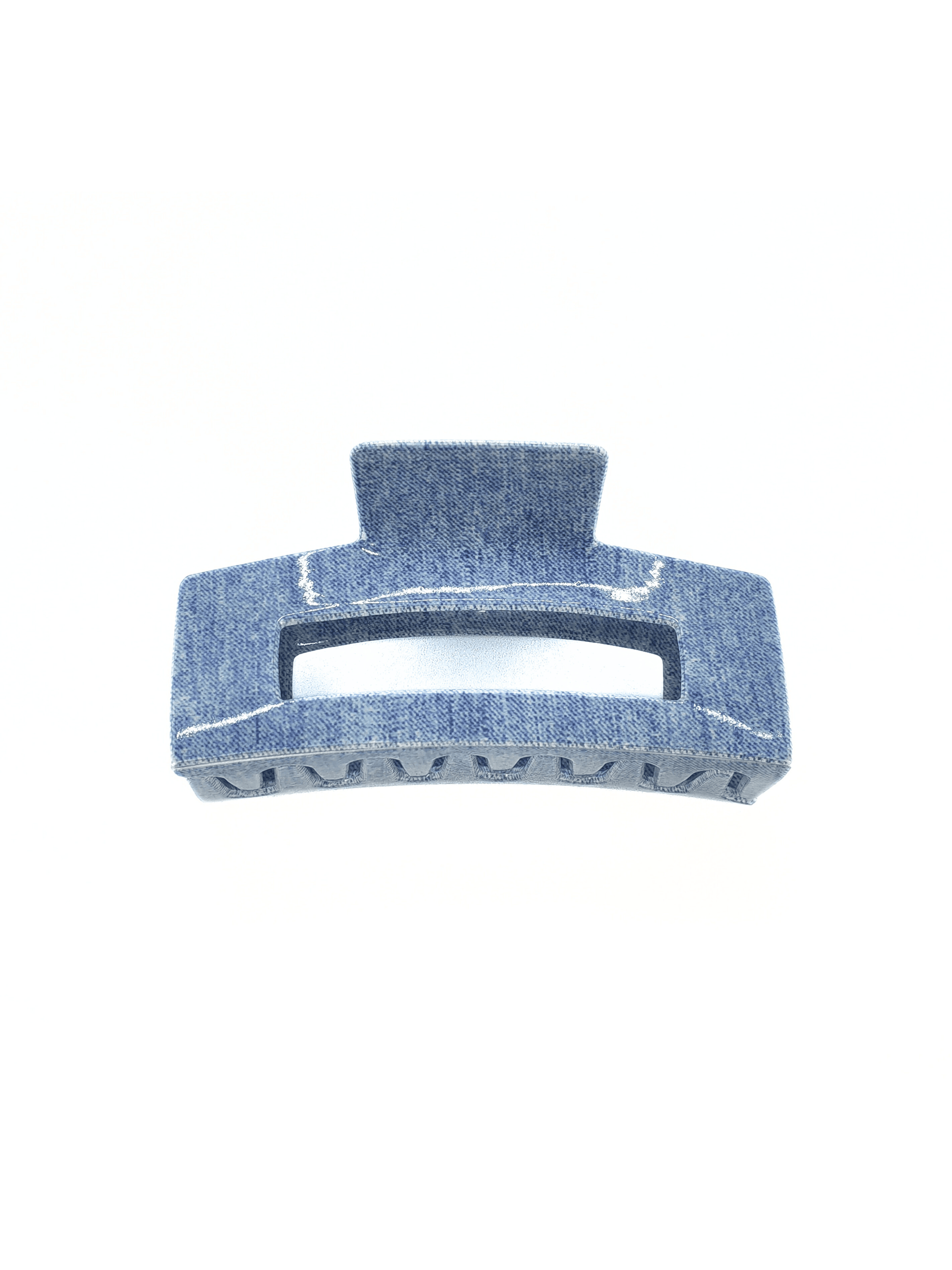 Denim Rectangular Hair Claw Clip - cllovestudio