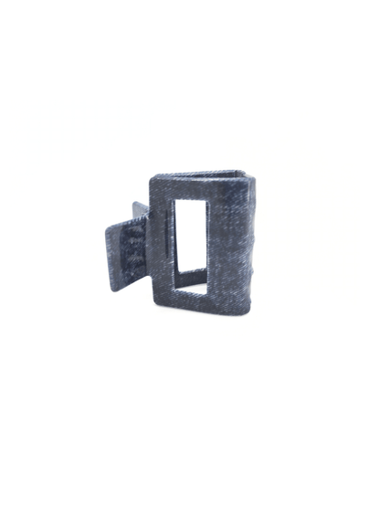 Denim Square Hair Claw Clip - cllovestudio