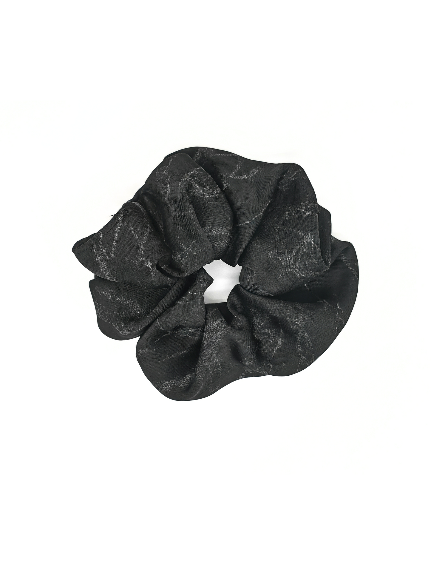 Elegant Satin Ink-Pattern Scrunchie - cllovestudio