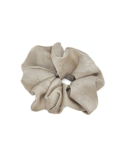 Elegant Satin Ink-Pattern Scrunchie - cllovestudio