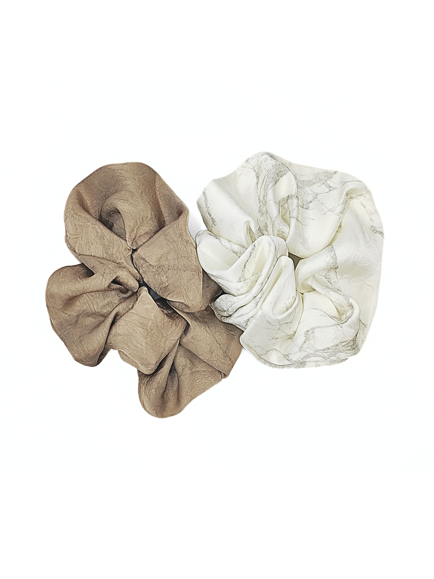 Elegant Satin Ink-Pattern Scrunchie - cllovestudio