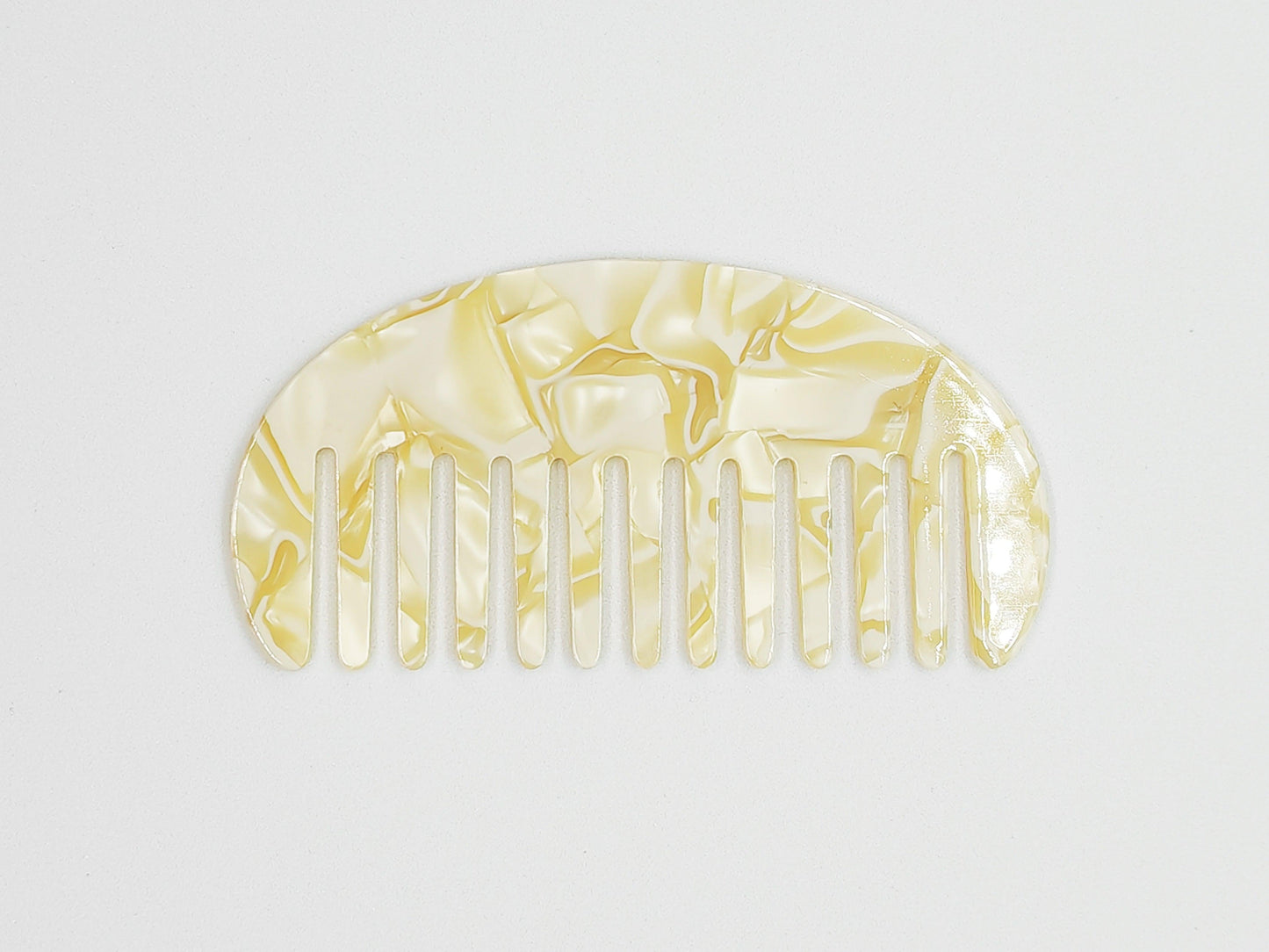Marble Finish Acetate Hair Comb - cllovestudio