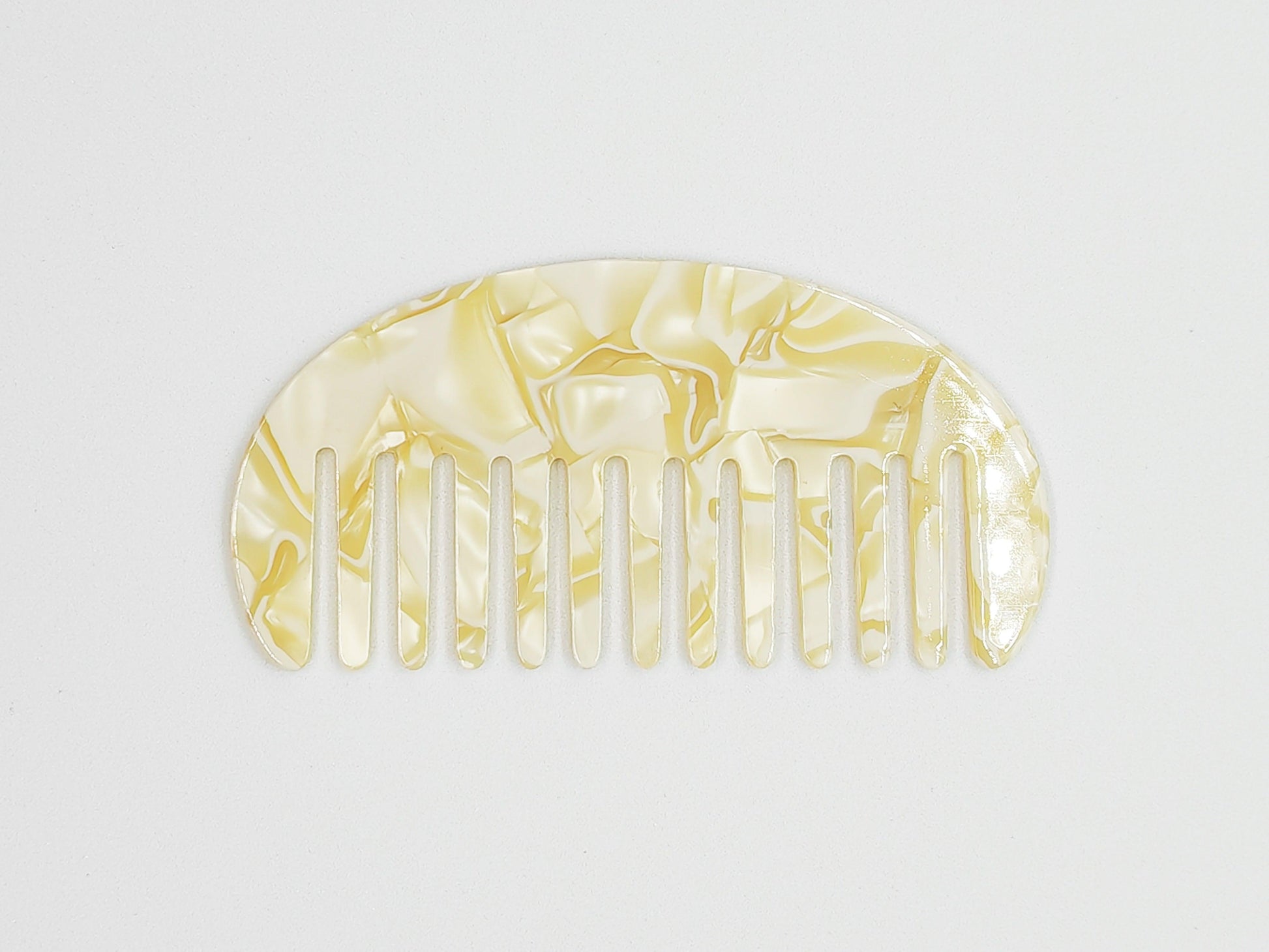 Marble Finish Acetate Hair Comb - cllovestudio