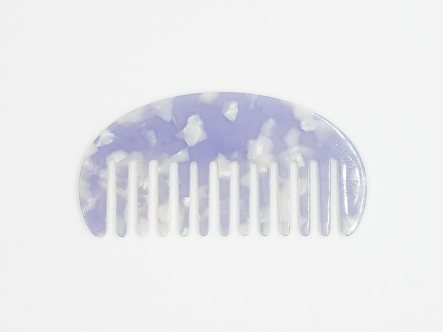 Marble Finish Acetate Hair Comb - cllovestudio
