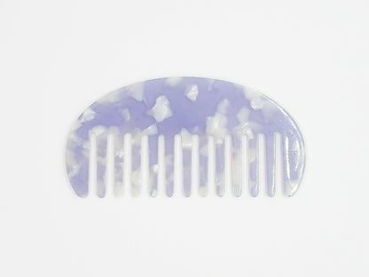 Marble Finish Acetate Hair Comb - cllovestudio