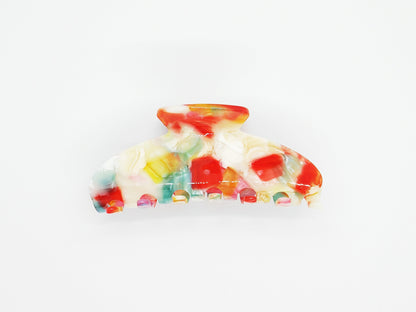 Carnival Swirl Mosaic Hair Claw Clip - cllovestudio