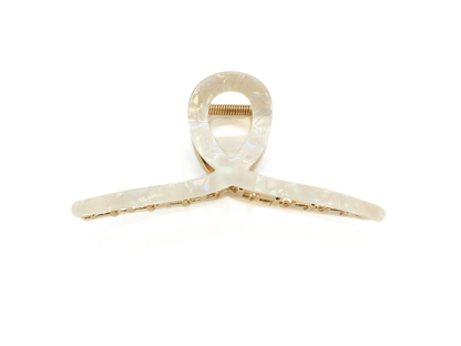 Mermaid White Twisted Hair Claw Clip - cllovestudio