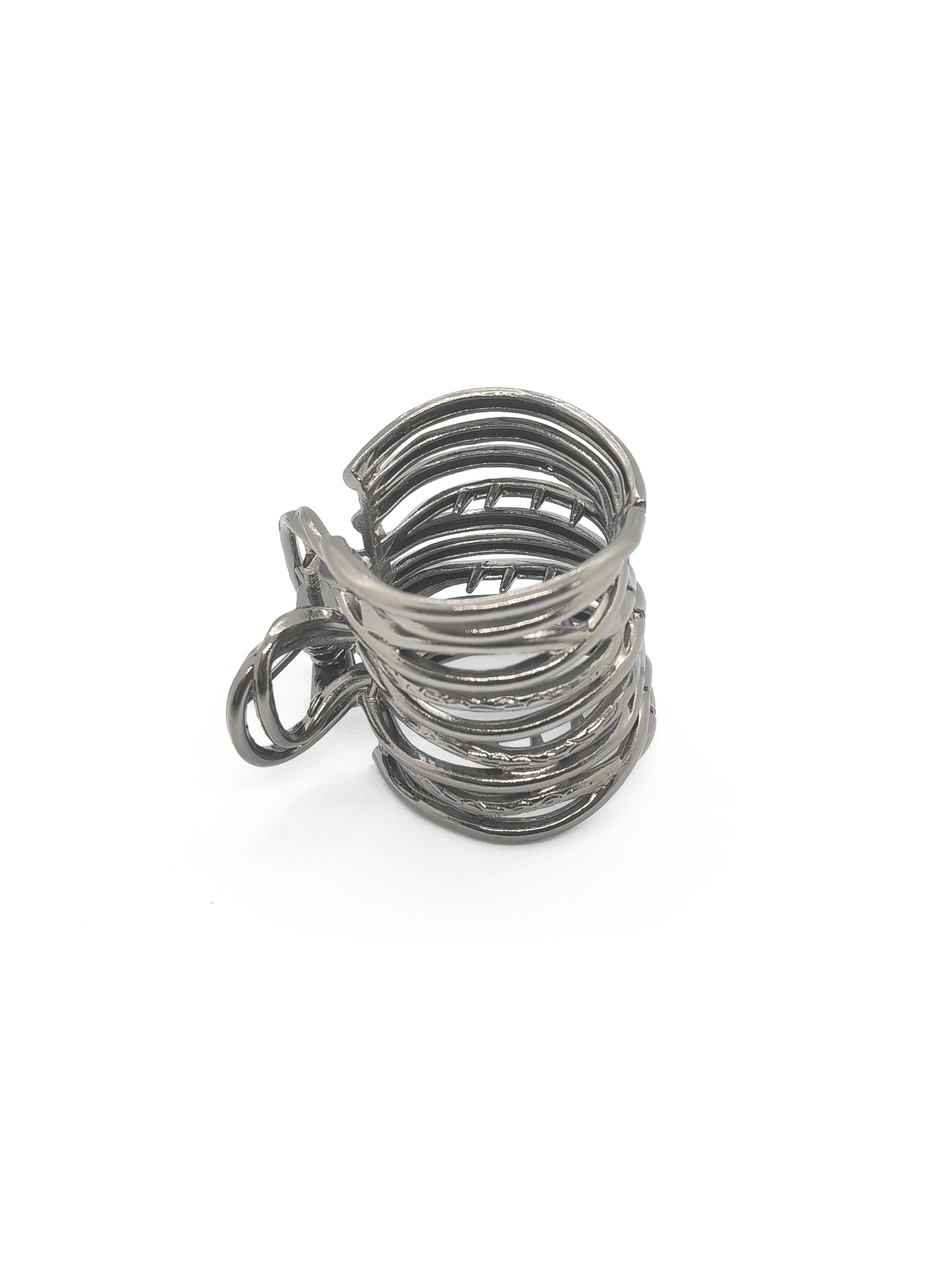 Metallic Spiral High Ponytail Holder - cllovestudio