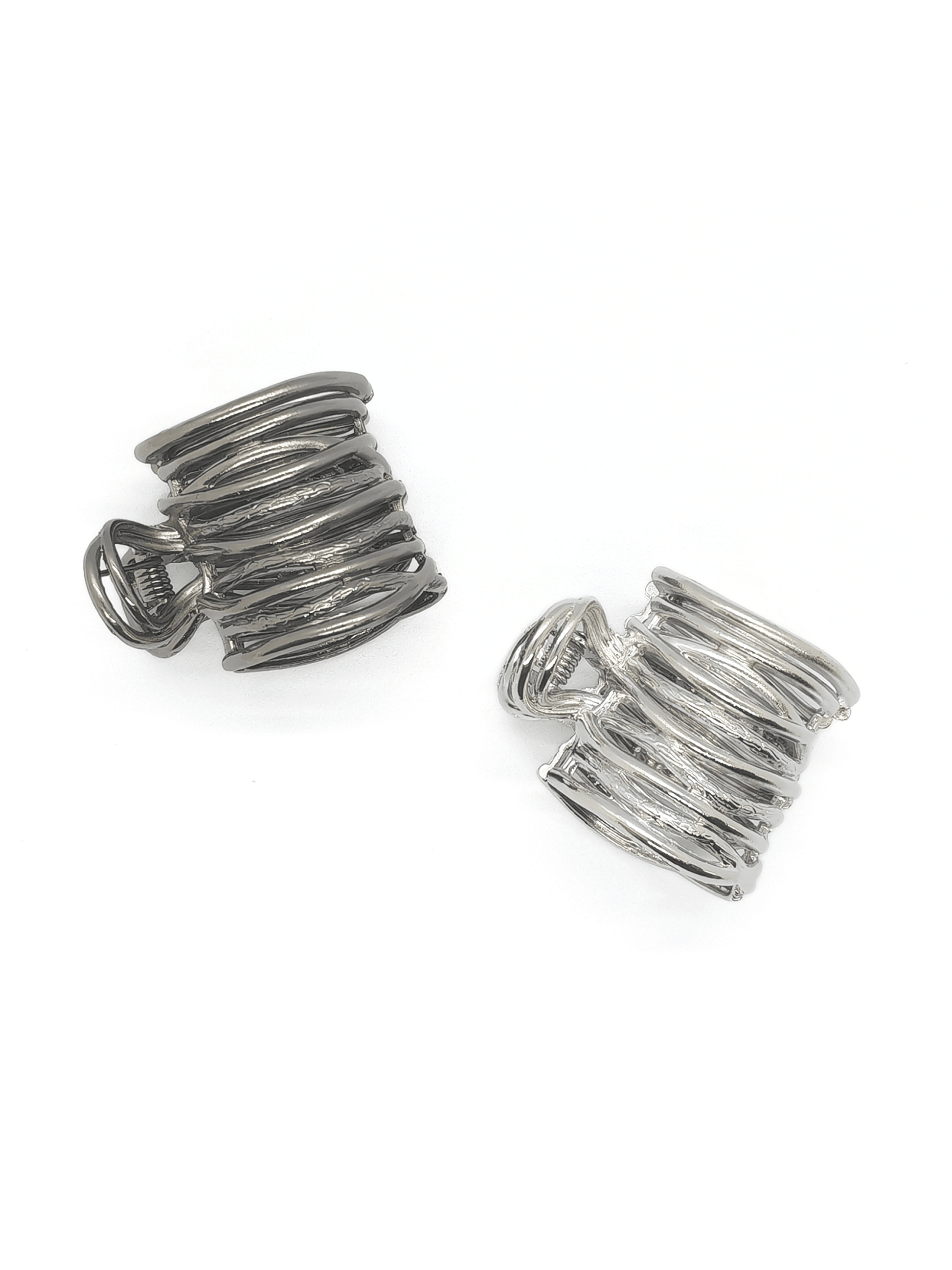 Metallic Spiral High Ponytail Holder - cllovestudio