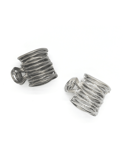 Metallic Spiral High Ponytail Holder - cllovestudio