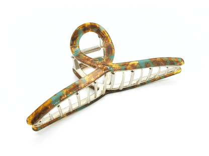 Mint Tortoiseshell Twisted Hair Claw Clip - cllovestudio