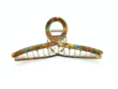 Mint Tortoiseshell Twisted Hair Claw Clip - cllovestudio