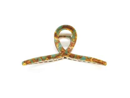 Mint Tortoiseshell Twisted Hair Claw Clip - cllovestudio