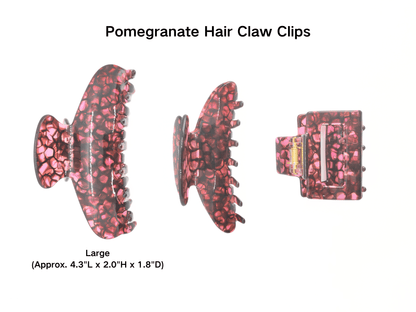 Pomegranate Oval Hair Claw Clip - cllovestudio