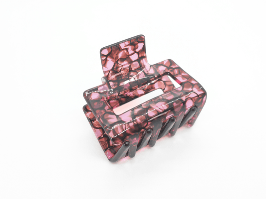 Pomegranate Square Jaw Hair Clip - cllovestudio