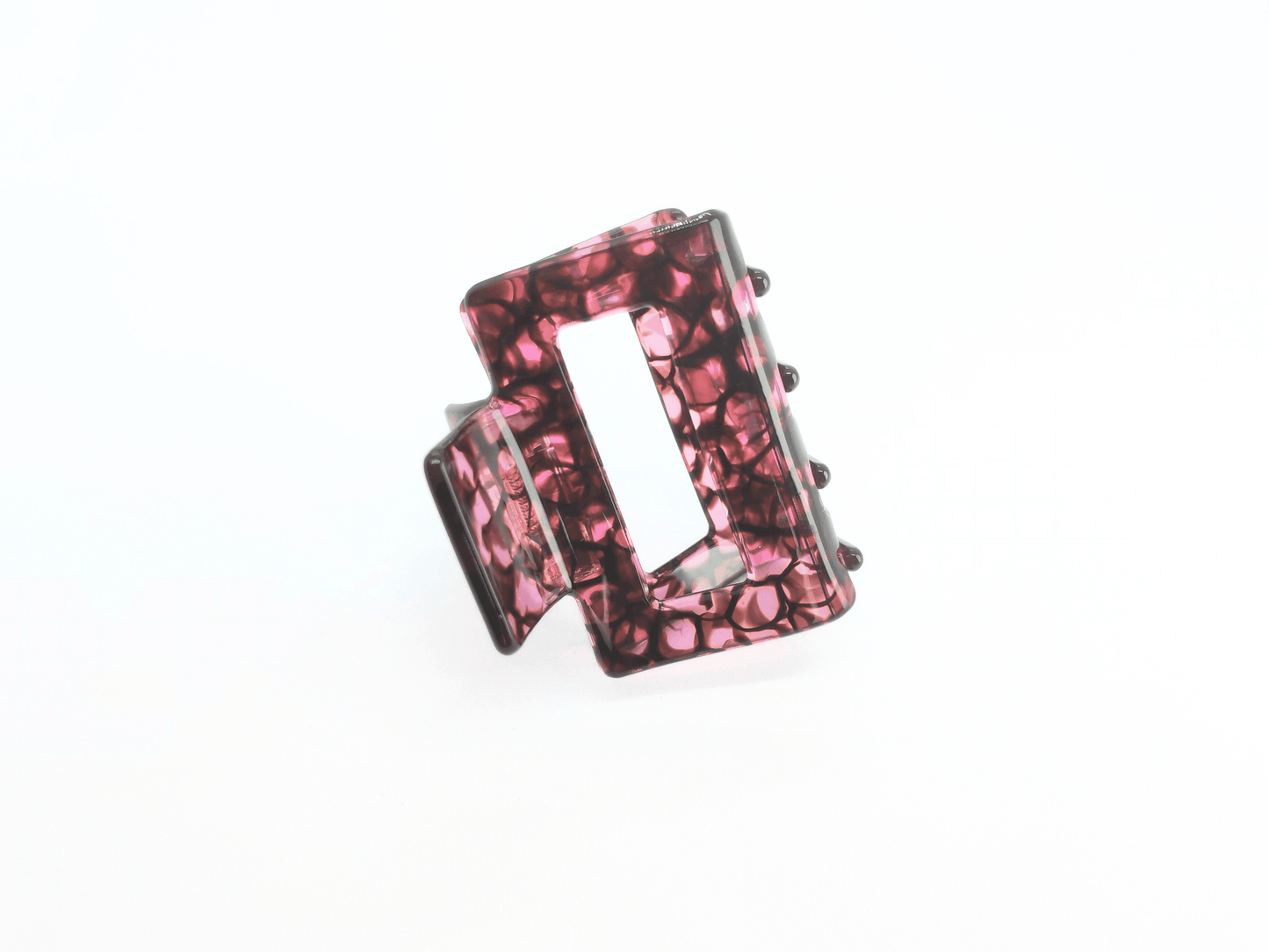 Pomegranate Square Jaw Hair Clip - cllovestudio