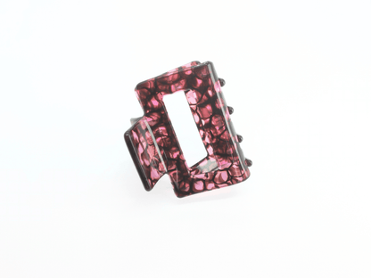 Pomegranate Square Jaw Hair Clip - cllovestudio