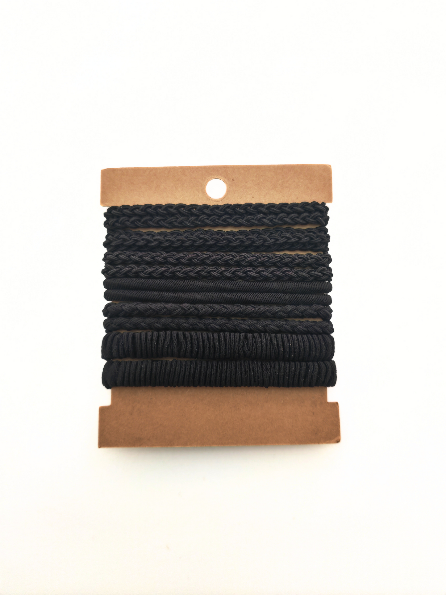 Premium Braided Hair Elastics - Neutral Shades (10-Pack) - cllovestudio